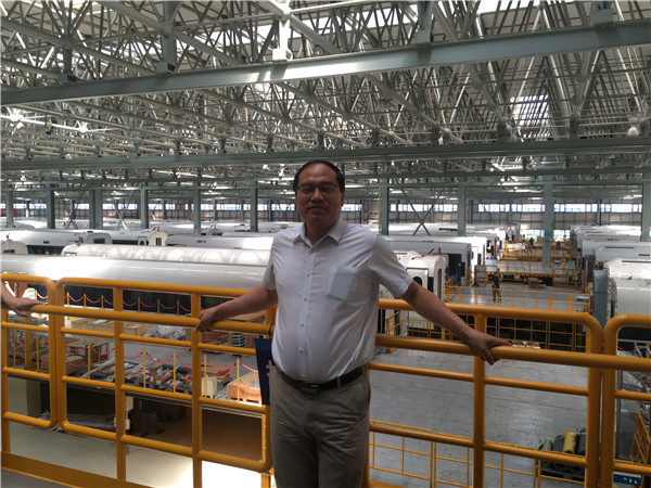 中车长春轨道客车股份有限责任公司参观